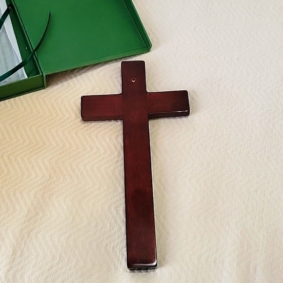 Vintage Livingwood Living Wood Handmade and Painted Lacquered Cross - Picture 5 of 9